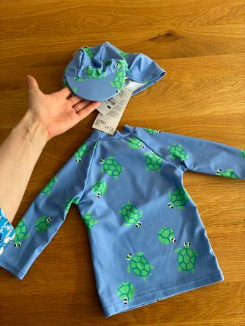 Nieuw 62/68 baby zwemshirt set shirt zwempet UV HEMA beschikbaar voor biedingen