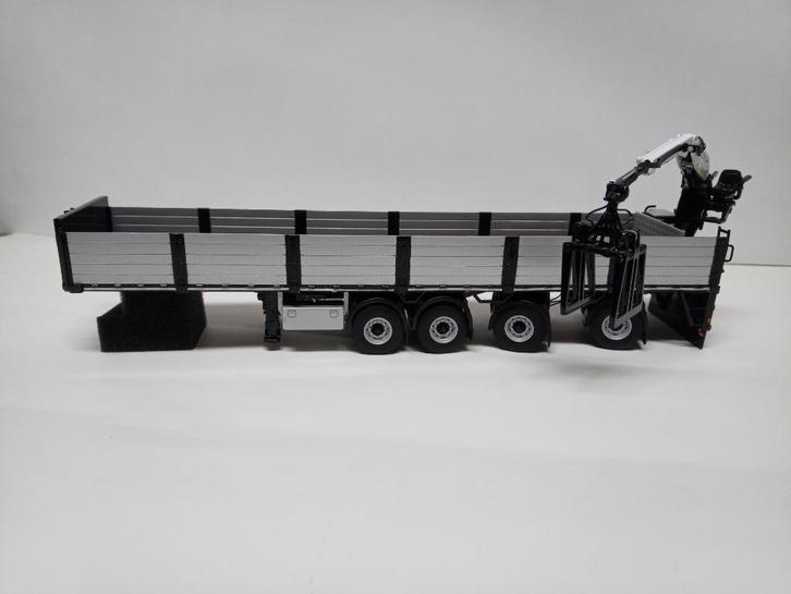 WSI - 4-as Stenentrailer - 04-2088 - DAF - Scania - Volvo -, Hobby en Vrije tijd, Modelauto's | 1:50, Nieuw, Overige typen, Wsi