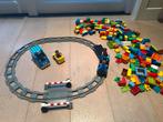 Lego Duplo Trein Set met Politieauto, Ophalen of Verzenden, Gebruikt, Complete set, Duplo