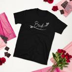 Leuk "Bruid" T-shirt met Hartjes!, Kleding | Dames, Trouwkleding en Trouwaccessoires, Verzenden, Nieuw, Zwart, Accessoires