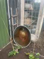 Grote Zinken Wasteil / Wastobbe - Brocante Decoratie, Ophalen of Verzenden, Gebruikt