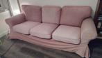 Roze 3-zits IKEA bank met hoes, Huis en Inrichting, Banken | Bankstellen, Ophalen, Gebruikt, Driepersoons, 75 tot 100 cm