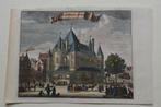 AMSTERDAM St. ANTONIS WAAG NIEUWMARKT Kopergravure 1693 G54, Antiek en Kunst, Verzenden