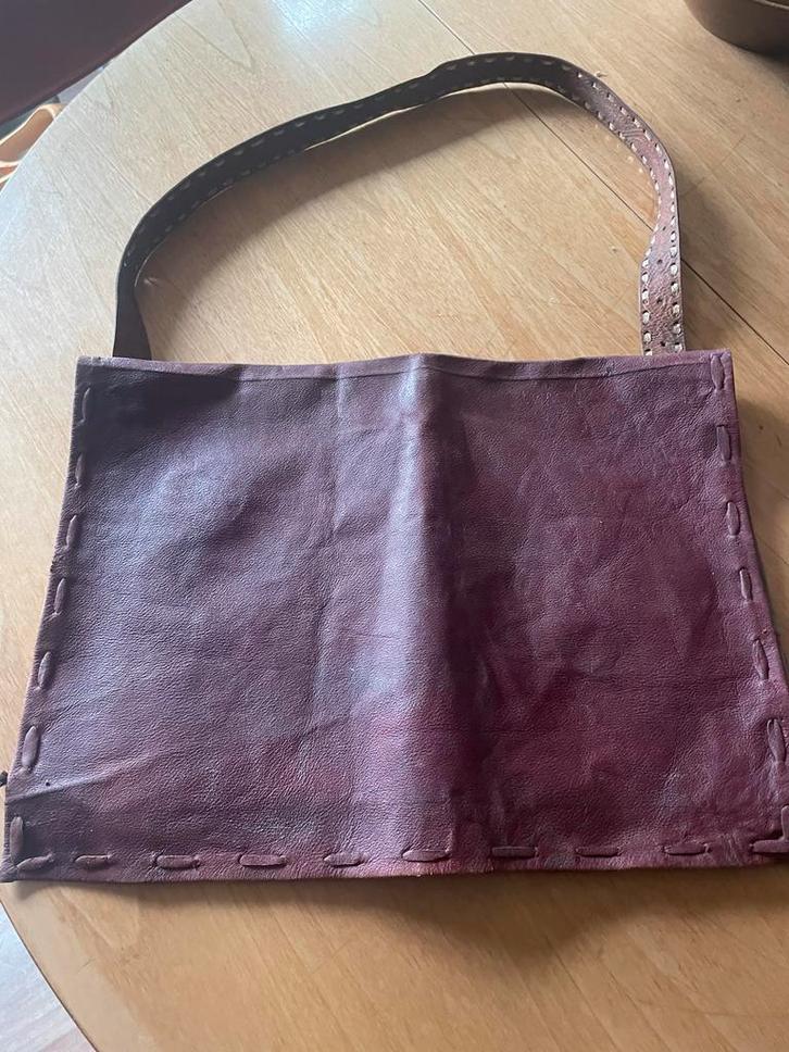 Vintage Jaren 68-70  Flower power  Envelop Tas - Handgemaakt, Sieraden, Tassen en Uiterlijk, Tassen | Damestassen, Gebruikt, Handtas