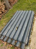 Golfplaten, Doe-het-zelf en Verbouw, Dakpannen en Dakbedekking, Zwart, Ophalen of Verzenden, Zo goed als nieuw, 15 m² of meer