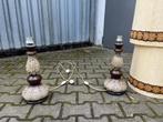 2x Scheurich Vintage Schemerlampen DDR Fat Lava, Ophalen, Metaal, Minder dan 50 cm
