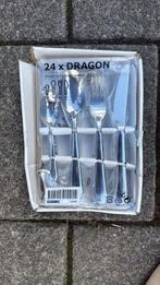 Ikea dragon sets 25st (à 24 st) per doos., Huis en Inrichting, Ophalen, Nieuw, Rvs of Chroom