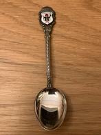Antiek 800 Zilveren Souvenir Lepel München Emaille, Antiek en Kunst, Ophalen of Verzenden