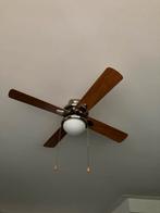 Plafondventilator met lamp, Witgoed en Apparatuur, Ventilatoren, Ophalen, Zo goed als nieuw, Plafondventilator