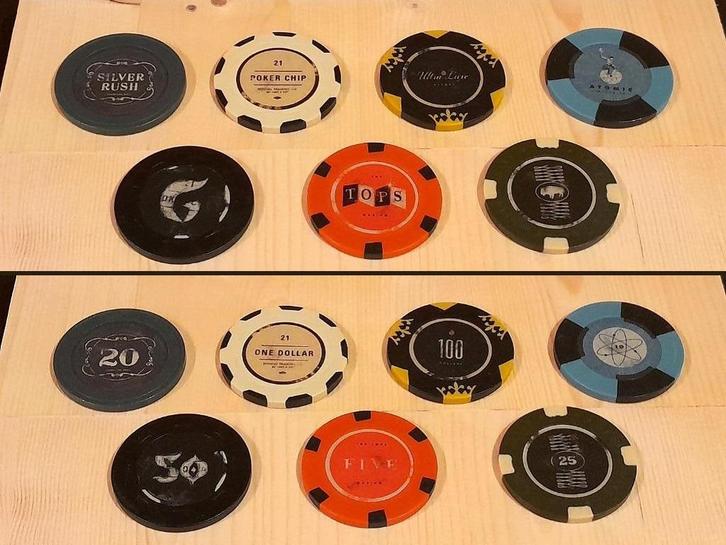 Fallout New Vegas Collector's Edition Lucky 7 Poker Chip Set, Hobby en Vrije tijd, Gezelschapsspellen | Overige, Zo goed als nieuw