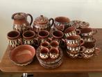 Bulgaars Aardewerk Servies Handgeschilderd, Antiek en Kunst, Ophalen