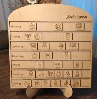 Weekplanner, dagritme, pictogrammen, Kinderen en Baby's, Overige Kinderen en Baby's, Nieuw, Ophalen of Verzenden
