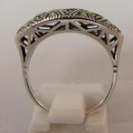 Nieuwe 925 zilveren ring met Peridoot & Opaal, Verzenden, Nieuw, 17 tot 18, Met edelsteen