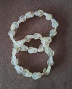 Prehniet armbanden in maanvorm geslepen, Ophalen of Verzenden, Nieuw