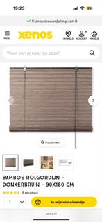 Nieuw bamboe rolgordijn donkerbruin 90x180cm, Huis en Inrichting, Stoffering | Gordijnen en Lamellen, Ophalen, Bruin, Nieuw, 50 tot 100 cm