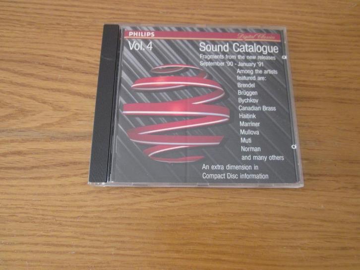 Sound Catalogue Vol. 4 Philips Digital Classics 432 798-2 CD, Cd's en Dvd's, Cd's | Verzamelalbums, Zo goed als nieuw, Klassiek