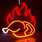 LED lamp neon stijl Geroosterde Kip (30x30cm), Ophalen of Verzenden, Nieuw, Lichtbak of (neon) lamp