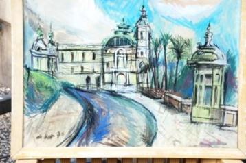 Aquarel Otto de Kat 1975 beschikbaar voor biedingen