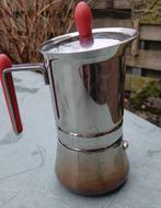 PERCOLATOR GAT made in Italy RVS mokka, Afneembaar waterreservoir, Gebruikt, Overige modellen, Gemalen koffie