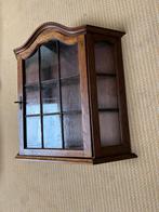 Eiken etalage hangkast, Ophalen of Verzenden