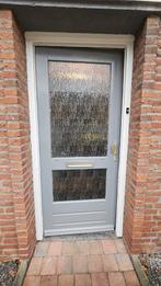 Voordeur met Glas, Doe-het-zelf en Verbouw, Deuren en Horren, Ophalen, Gebruikt, 80 tot 100 cm, Buitendeur