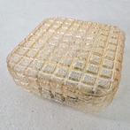 Vintage plafondlampen, Gebruikt, ., Ophalen of Verzenden, Glas
