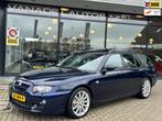 MG ZT-T 2.0 CDTi 135 Aut. Schuifdak Half-Leer Navi Clima Cru, Auto's, MG, Voorwielaandrijving, Zwart, Blauw, Leder en Stof