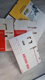 Vier stevige verhuisdozen 7,50, Doe-het-zelf en Verbouw, Ophalen, Zo goed als nieuw, Minder dan 40 cm, Doos