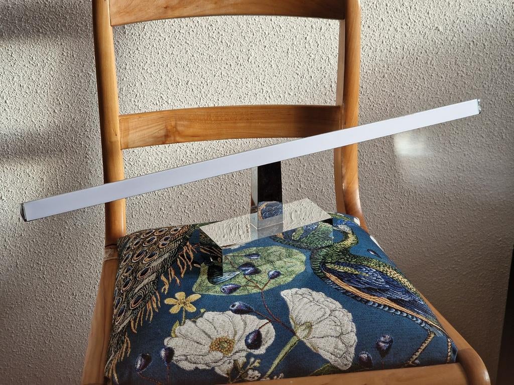 Zilveren spiegellamp voor badkamer, Ophalen of Verzenden, Nieuw