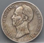 Zilveren 2,5 Gulden - Willem II (1848), Postzegels en Munten, Munten | Nederland, Zilver, 2½ gulden, Koning Willem II, Losse munt