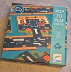 Djeco Pop to Play vloerpuzzel Autoweg, Ophalen, 10 tot 50 stukjes, Zo goed als nieuw, 2 tot 4 jaar