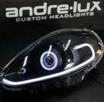 Punto Evo Abarth LED koplampen + Angel eyes RGB, Ophalen of Verzenden, Nieuw, Fiat