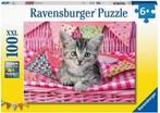 Puzzel "Katje" Ravensbuger 100 stukjes +6 jaar, type XXL,, Nieuw, 6 jaar of ouder, Meer dan 50 stukjes, Ophalen