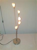 Jan des Bouvrie RVS kast/tafel-lamp 5 lampjes 12V-10W, Huis en Inrichting, Lampen | Tafellampen, 50 tot 75 cm, Ophalen of Verzenden