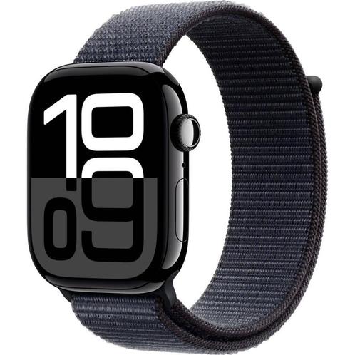 Apple Watch 10 series 46mm jet Black AL ink Sport Loop, Telecommunicatie, Overige Telecommunicatie, Nieuw, Ophalen of Verzenden