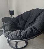 Zwarte Papasan Stoel Ravels, Huis en Inrichting, Stoelen, Ophalen, Gebruikt, Zwart, Bohemian
