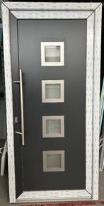 Kunststof voordeur 102 x 216 cm Links kleur Antraciet 7016