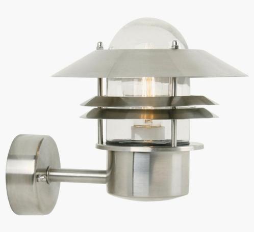 2x Nordlux blokhus buitenverlichting, Tuin en Terras, Buitenverlichting, Zo goed als nieuw, Rvs, Minder dan 50 watt, Ophalen