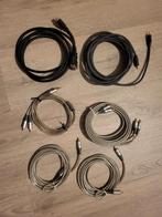 Diverse kabels, audio, dvi, tulp, jack, Audio, Tv en Foto, Audiokabels en Televisiekabels, Ophalen of Verzenden, Nieuw, 2 tot 5 meter