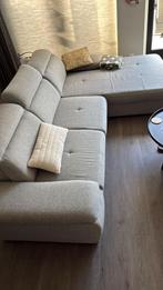 Prachtige grijze stoffen bank, Ophalen, Zo goed als nieuw