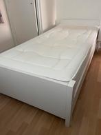 Vintage Bedombouw + Nachtkastje - Jaren 60, Huis en Inrichting, Slaapkamer | Bedden, Ophalen, Gebruikt, 90 cm, Eenpersoons