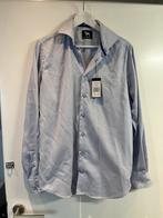 Blumfontain Heren Overhemd - Blauw, Maat M, Ophalen of Verzenden, Nieuw, Blauw, Halswijdte 39/40 (M)