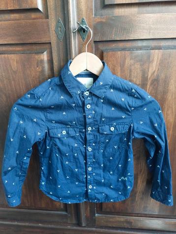 Nik & Nik donkerblauwe blouse overhemd maat 6 jaar 116 beschikbaar voor biedingen