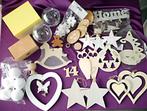 Creatieve set - Houten figuren & decoratie, Hobby en Vrije tijd, Knutselen, Ophalen of Verzenden, Nieuw, Materiaal