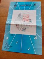 Teltekening Geboortelap Baby, alleen tekening., Ophalen of Verzenden, Patroon