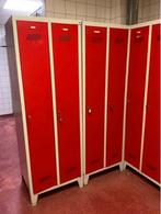 Nette Overtoom lockerkasten 2-deurs / 3-deurs / 6-deurs, Ophalen, Zo goed als nieuw, Rood
