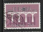 Verenigd Europa 1984 - IJsland, Postzegels en Munten, Postzegels | Thematische zegels, Ophalen of Verzenden, Gestempeld, Overige thema's