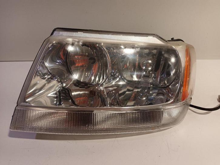 Koplamp links Jeep Grand Cherokee, Auto-onderdelen, Verlichting, Jeep, Gebruikt, Herkomst onderdeel bekend, 12 maanden garantie