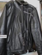 NICKELSON * MOTORJACK LEER * ZWART Maat L *, Kleding | Heren, Maat 52/54 (L), Verzenden, Zwart, Nickelson