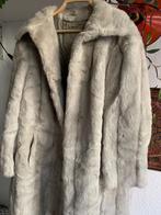 bont(nep) jas grijs, Maat 42/44 (L), Ophalen of Verzenden, Onbekend, Grijs